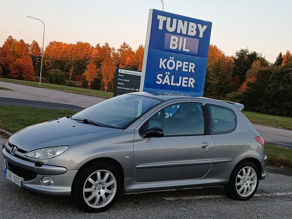 Peugeot 206 3-dörrar 2.0 GTi Euro 4/Nybesiktad