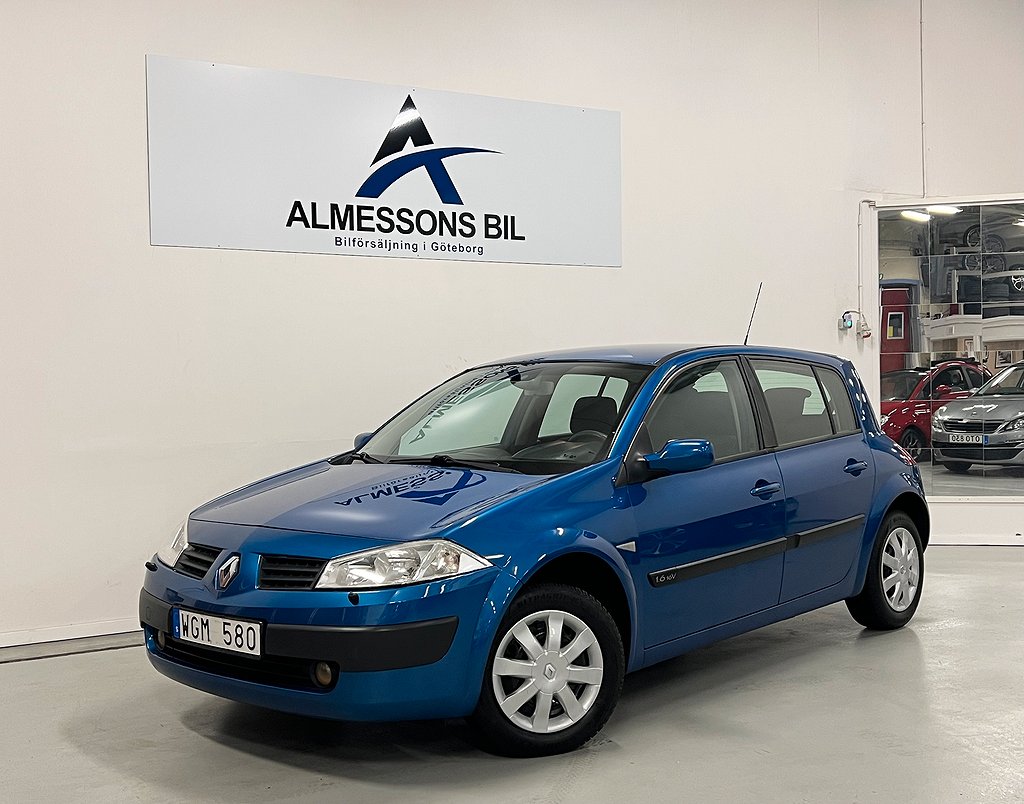 Renault Mégane 5-dörrar 1.6 Comfort, Ny Besiktigat.