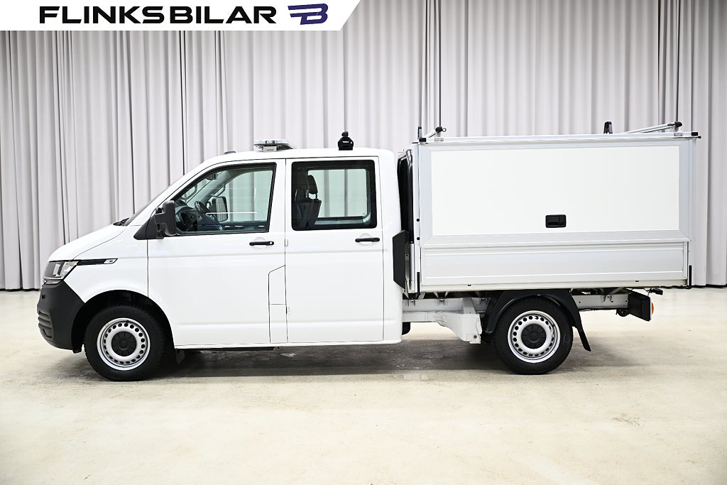 Volkswagen Transporter 4Motion DSG 150HK Dubbelhytt|Kåpa|Inredd|Leasbar|SeUtr!