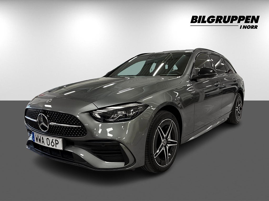 Mercedes-Benz C 300 T e 9G-Tronic AMG Line (V-Hjul, Drag)