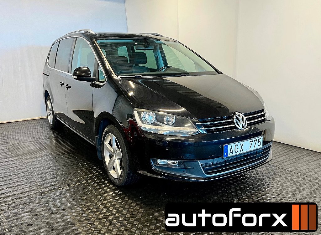 Volkswagen Sharan 2.0 TDI AUT 140HK PANORAMA D-VÄRM 7-SITS 