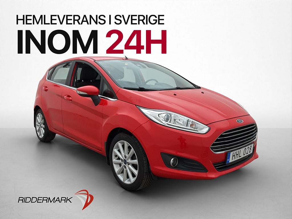 Ford Fiesta 1.0 80hk Titanium Värmare Bluetooth 0,46l/mil