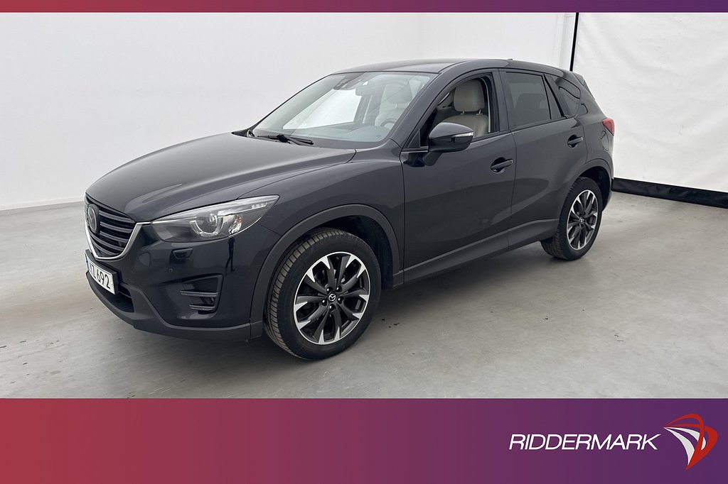 Mazda CX-5 2.5 AWD 192hk Optimum BOSE Kamera Navi Skinn