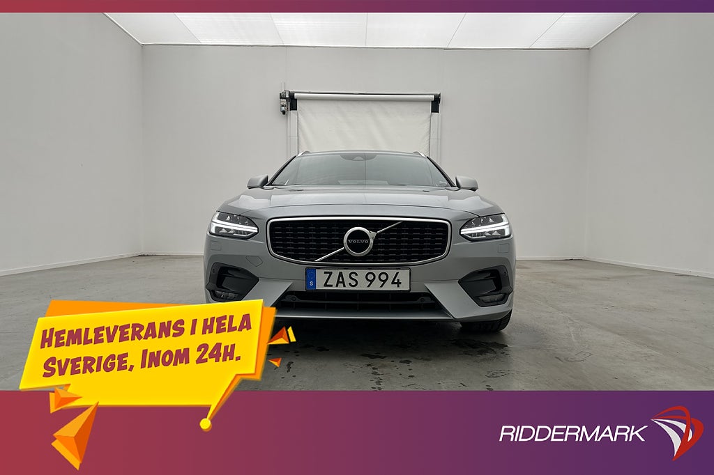 Volvo V90 D5 AWD R-Design VOC Värm B&W Pano HUD Kamera Drag