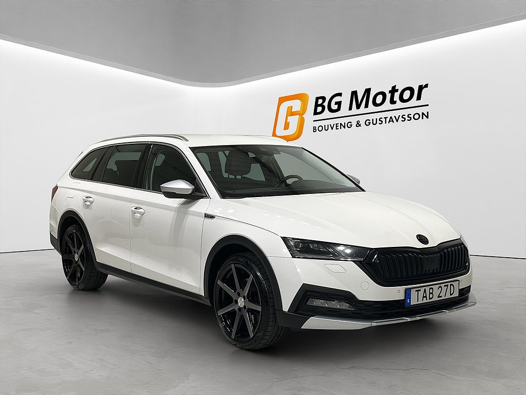 Skoda Octavia Scout 2.0 TDI 200HK Aut Drag/Värmare/Backkamera