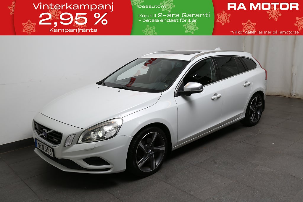 Volvo V60 Polestar Optimering T6 329hk AWD Aut R-Design Navi 2012