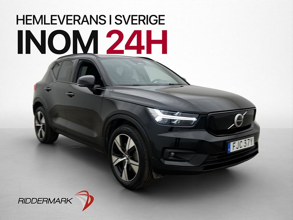 Volvo XC40 Recharge P8 AWD 408hk Core VOC Kamera Navi Läder