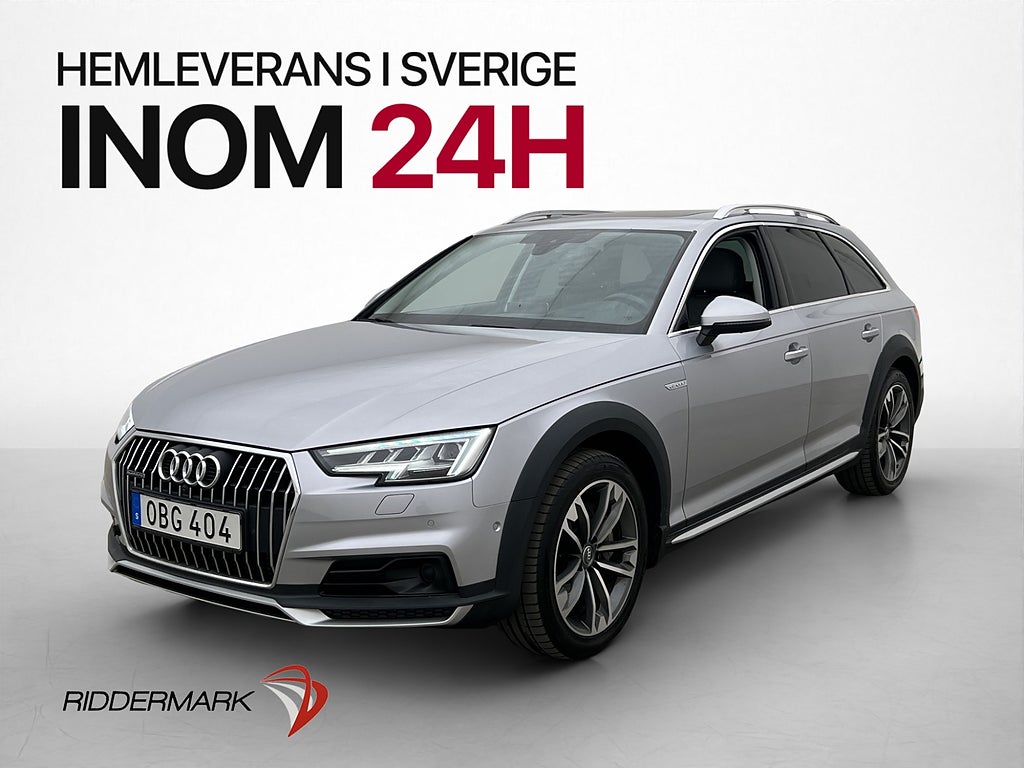 Audi A4 Allroad Q TDI V6 218hk Pano B&O HUD 360° Matrix Värm