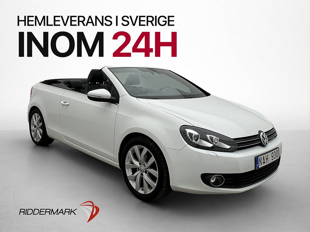 Volkswagen Golf Cabriolet 1.4 TSI 2 Brukare Alcantara ISOFIX