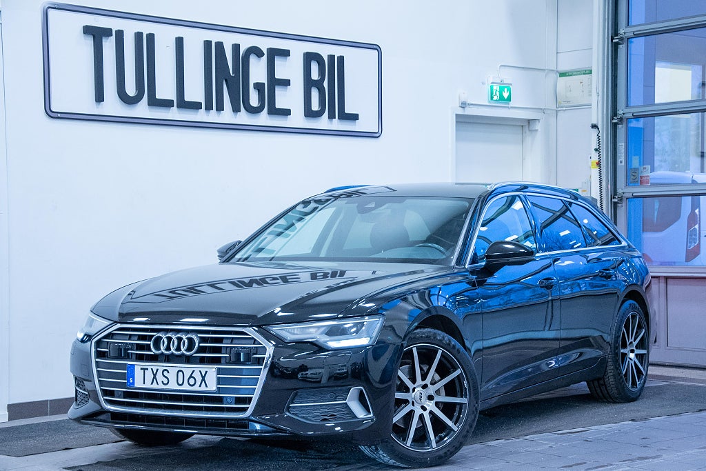 Audi A6 Avant 40 TDI S Tronic Lågmil Navi Dragkrok Värmare 19" 