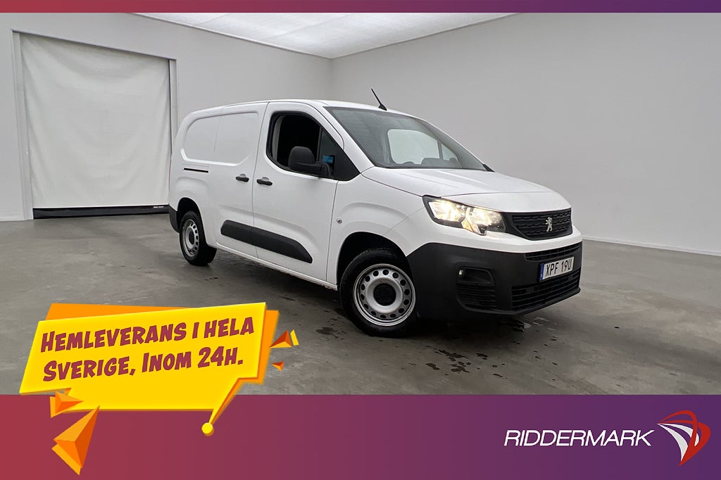 Peugeot Partner L2 1.5HDi 130hk Ny-Kamrem Värmare Drag 1-Äga