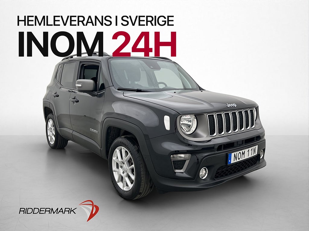 Jeep Renegade 4xe 190hk Kamera CarPlay Rattvärme MOMS