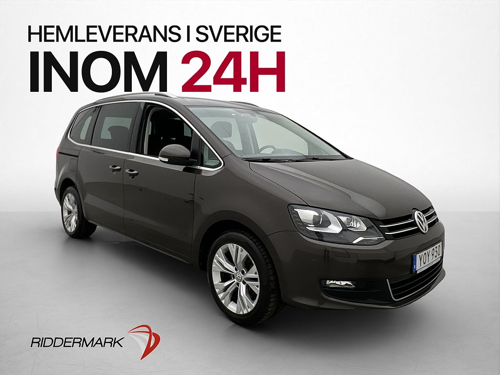 Volkswagen Sharan 2.0 TDI 7-Sits Kamera Värmare Ad-fart Drag