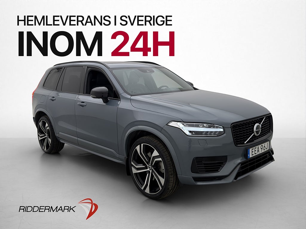 Volvo XC90 Recharge T8 AWD R Design 7-Sits B&W Pano Drag HUD