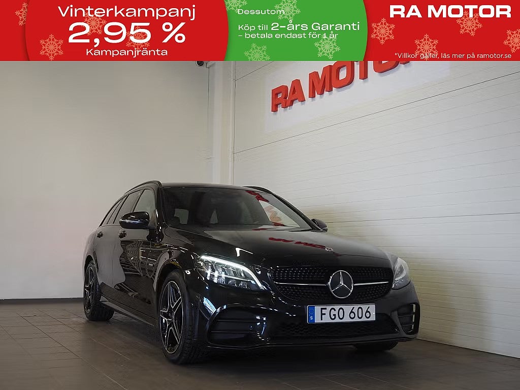 Mercedes-Benz C 220 T d 194hk AMG Night Edition | Se spec! | 2021
