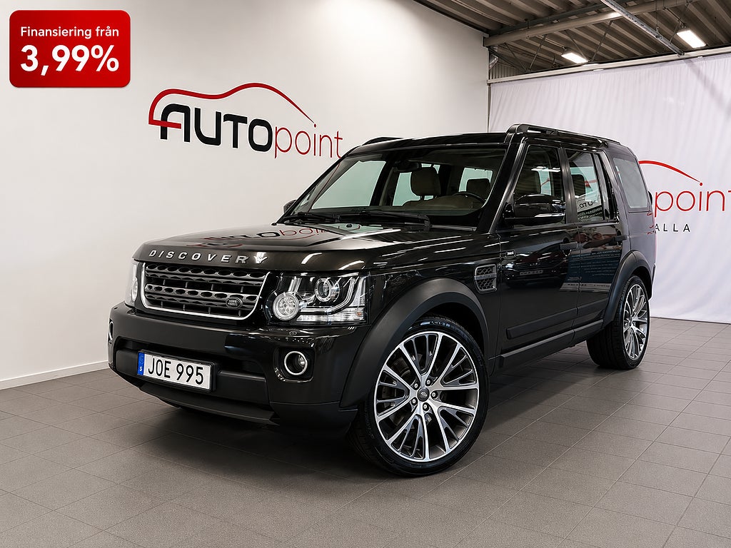 Land Rover Discovery 4 3.0 TDV6 211hk 4WD|7-sits|Värmare|Luft|Drag|22"