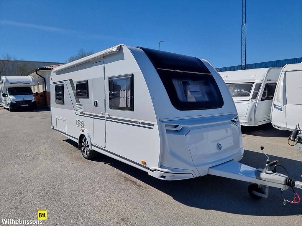 Knaus sport 540 UE AC SOLCELL Golvvärme I Design paket