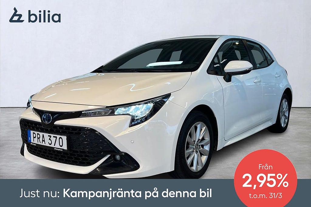 Toyota Corolla Hybrid #2,95% RÄNTA# 1,8 5D ACTIVE PLUS - NYSERVAD - NYBILSGARAN