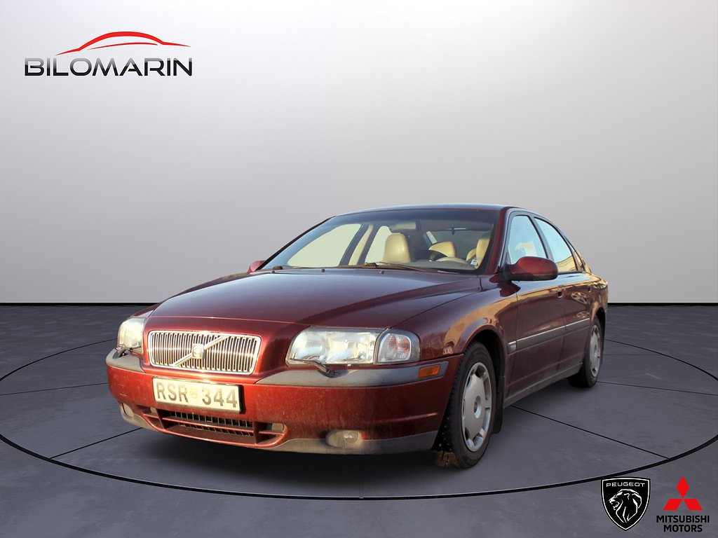 Volvo S80 2.4 Manuell 140hk/DRAGKROK/S+VHJUL