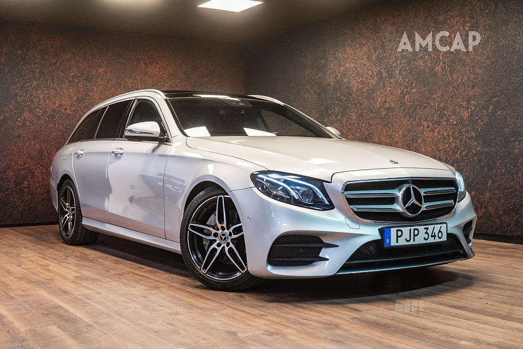Mercedes-Benz E220 220 T d 4M 9G AMG | Pano | Burmester | Drag | 1969kr/må