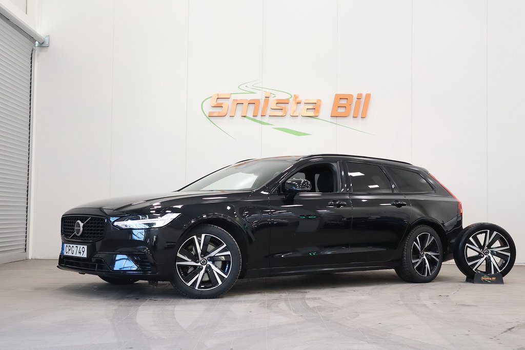 Volvo V90 Recharge T6 AWD R-Design PANO DRAG H/K 360 MOMS 340hk