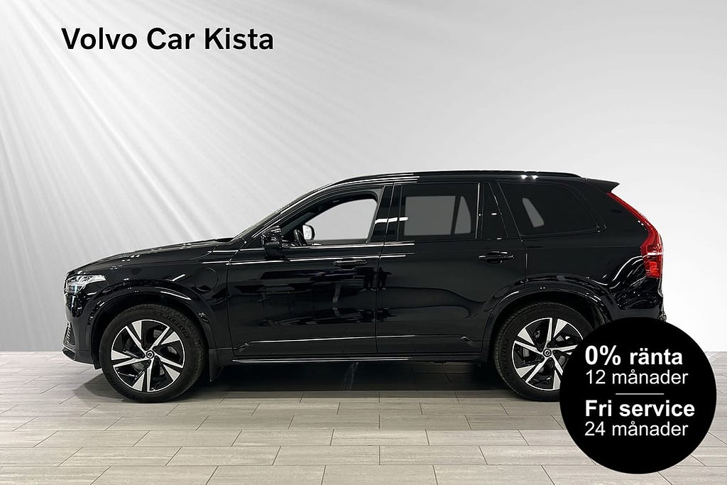 Volvo XC90 Recharge T8 R-Design DRAG HUD 360 kam 0% ränta