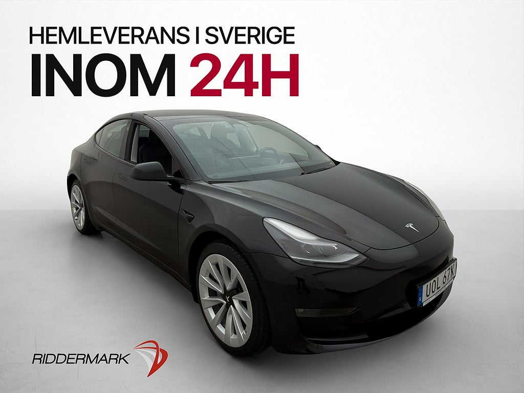Tesla Model 3 Long Range AWD 440hk Kamera Autopilot Pano