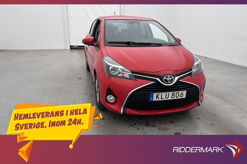 Toyota Yaris 1.33 Dual VVT-i Active M/K-Värmare Kamera