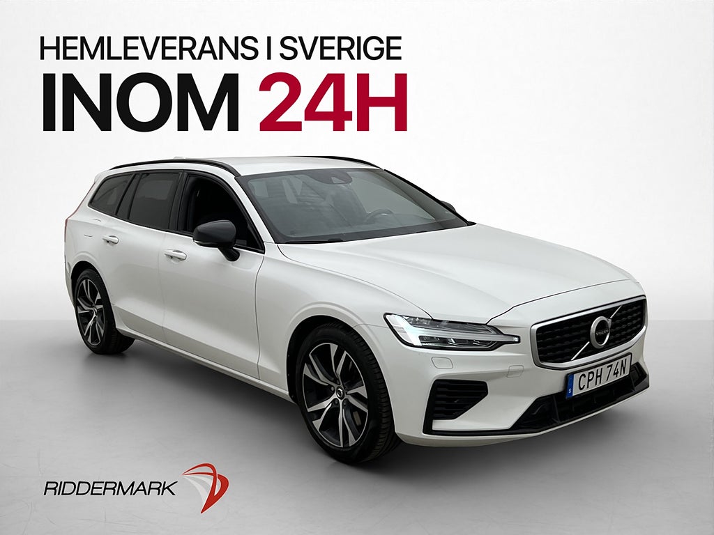 Volvo V60 T6 AWD R-Design Värmare Kamera Skinn CarPlay