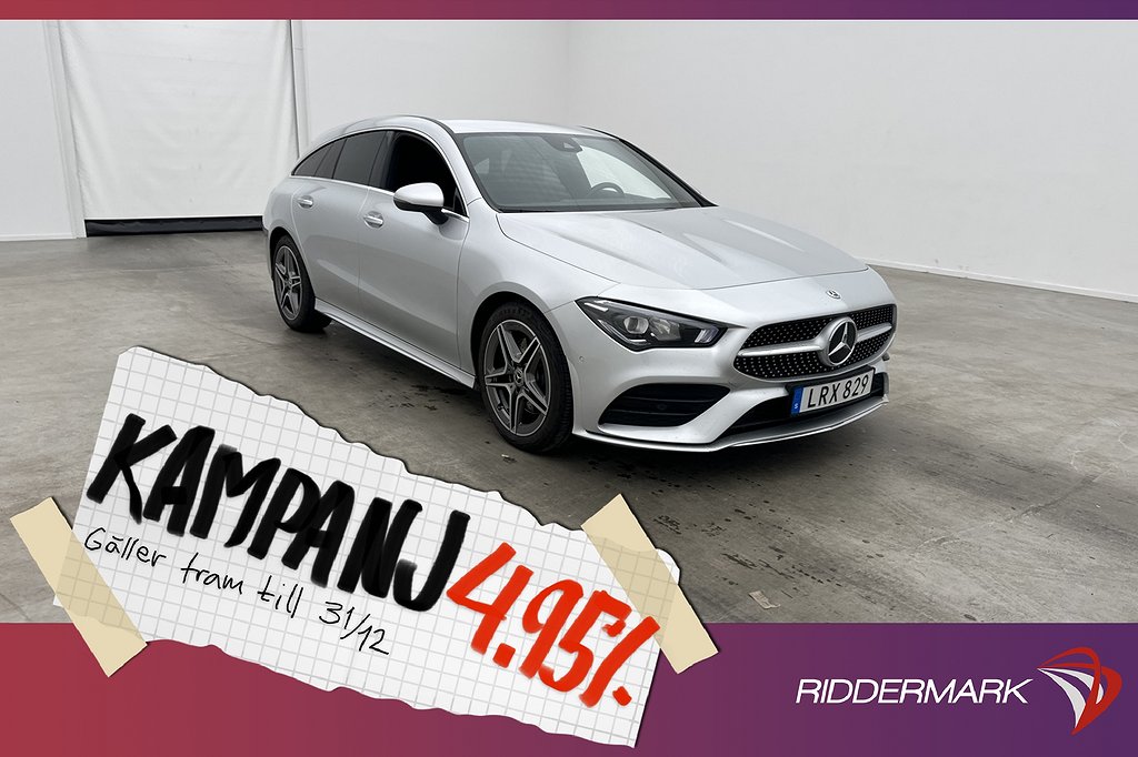 Mercedes-Benz CLA 200 SB AMG Wide Kamera 4,95% Ränta