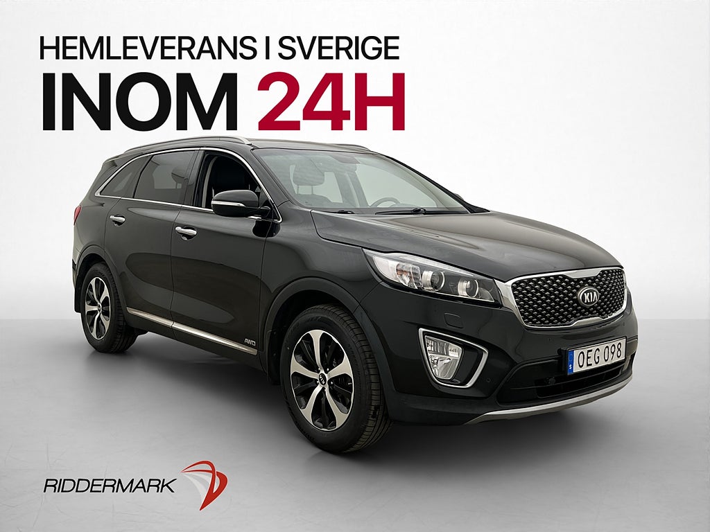 Kia Sorento 2.2 AWD 200hk Business 7-Sits M-Värm Kamera Drag