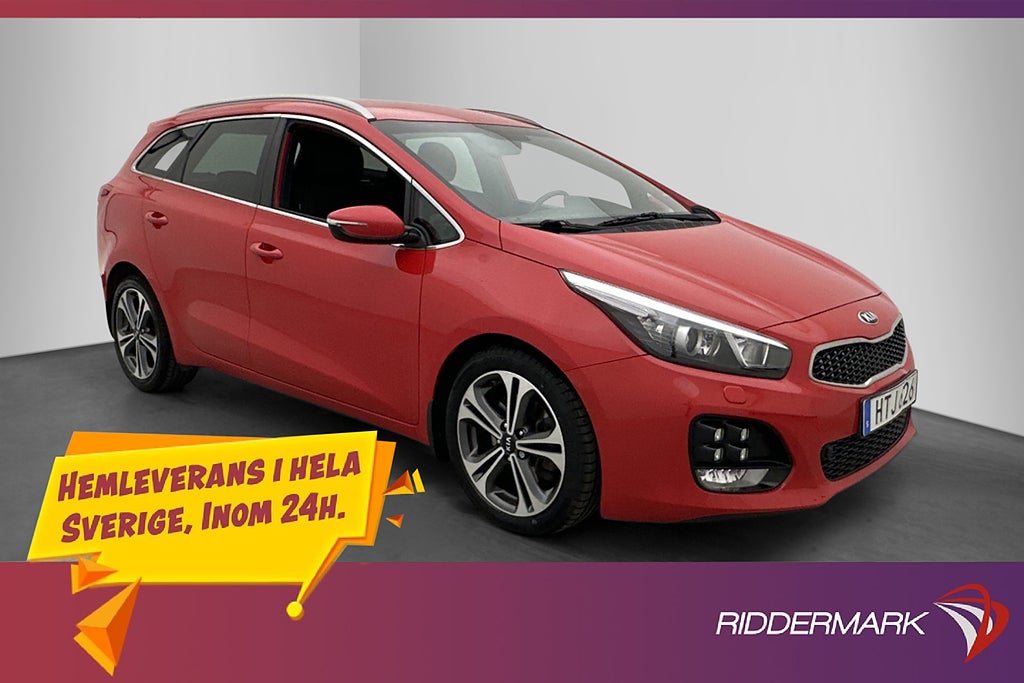 Kia Ceed Sportswagon 135hk GT-Line Kamera Navi M&K-Värmare