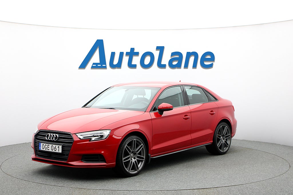 Audi A3 Sedan 1.0 TFSI Cockpit, 19", Adaptiv Fart. 115hk