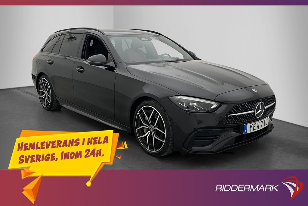 Mercedes-Benz C 220 T d AMG P-Värm Kamera Navi Skinn Drag