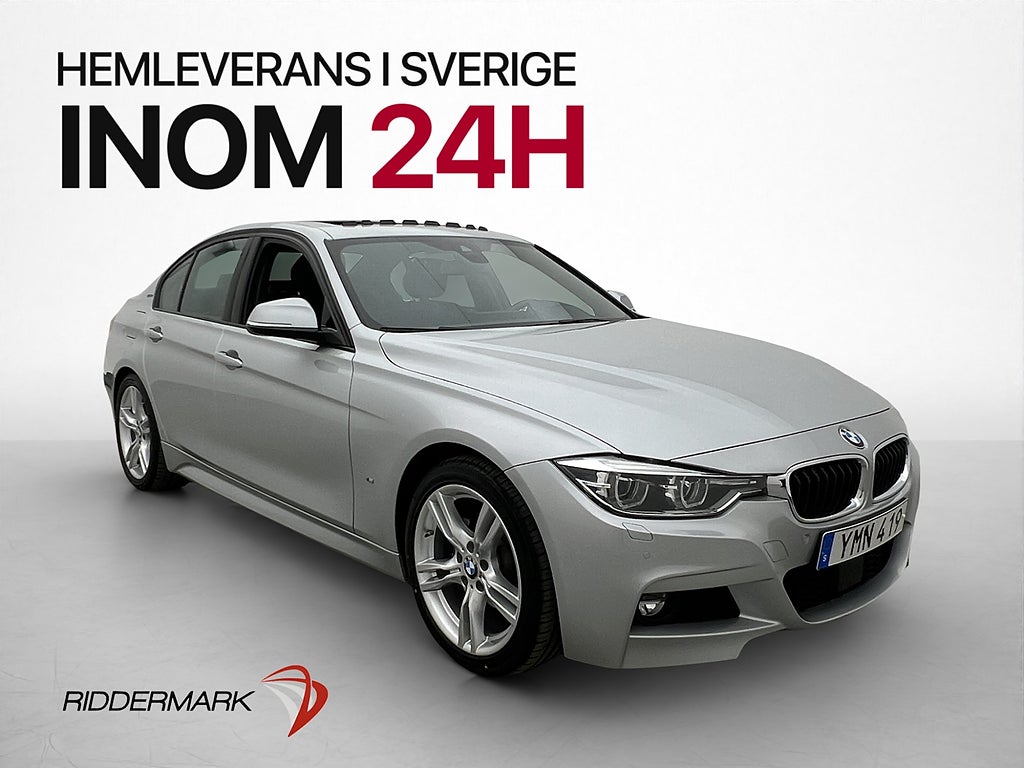 BMW 330e Sedan 252hk M Sport Pano H/K Navi Keyless Sensorer