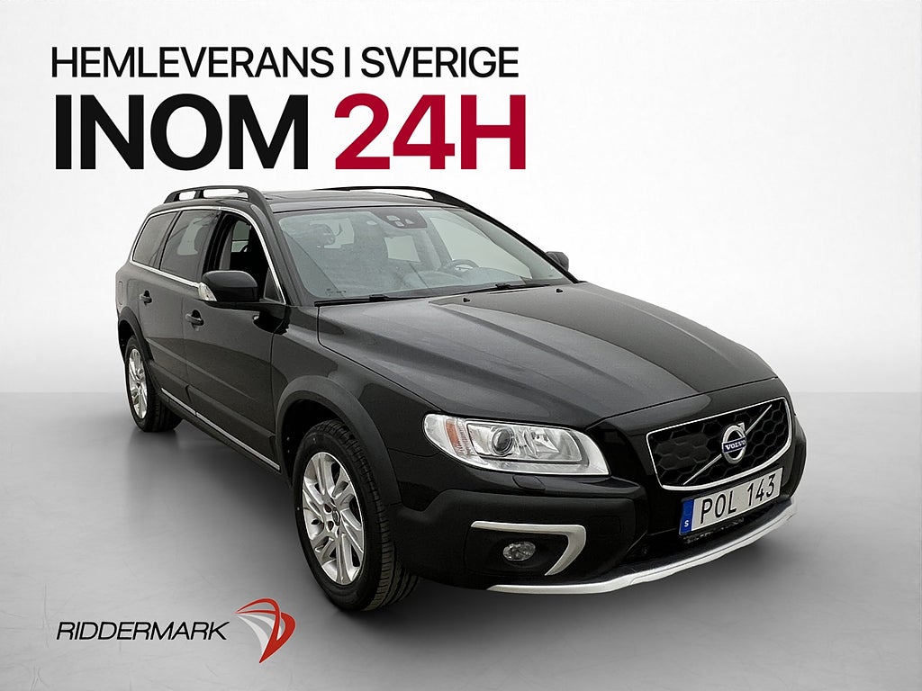 Volvo XC70 D4 AWD VOC Värmare Taklucka Sensorer Navi Drag