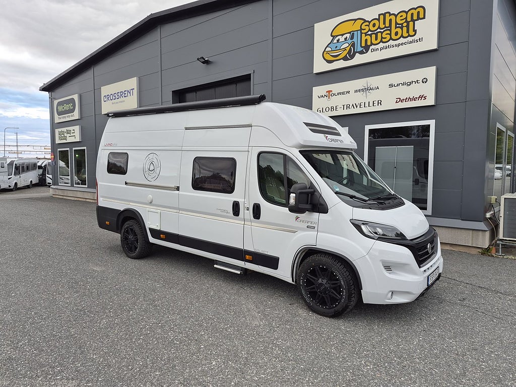 Dreamer Living Van Automat, drag, 4 personer, dieselv, 160 hk, låg skatt