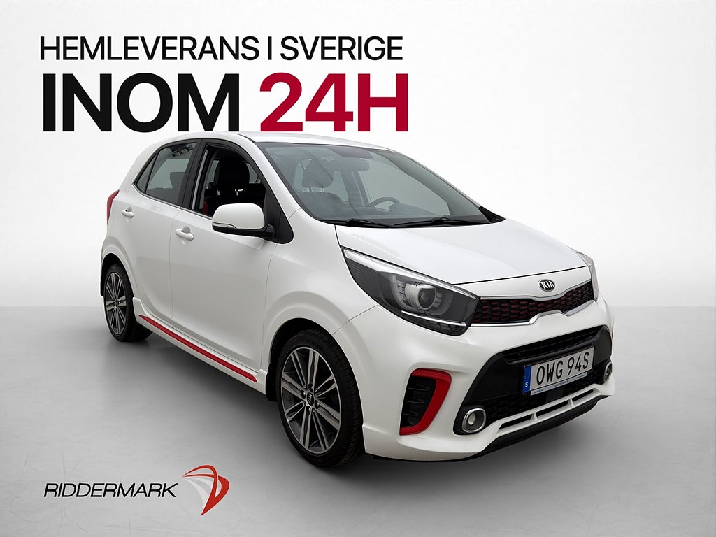 Kia Picanto 1.0 T-GDI 100hk GT-Line Kamera Skinn CarPlay