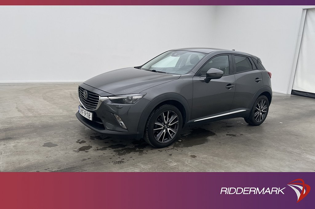 Mazda CX-3 AWD Optimum BOSE HUD Värmare Kamera Navi Skinn