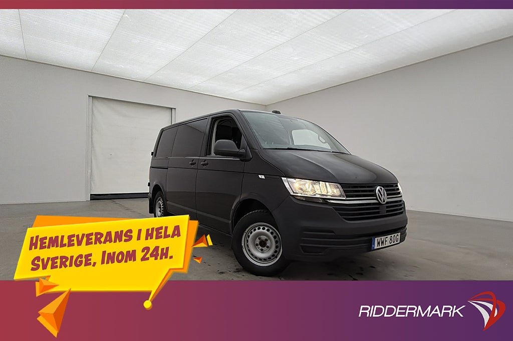 Volkswagen Transporter 150hk Värmare PDC Drag CARPLAY Moms