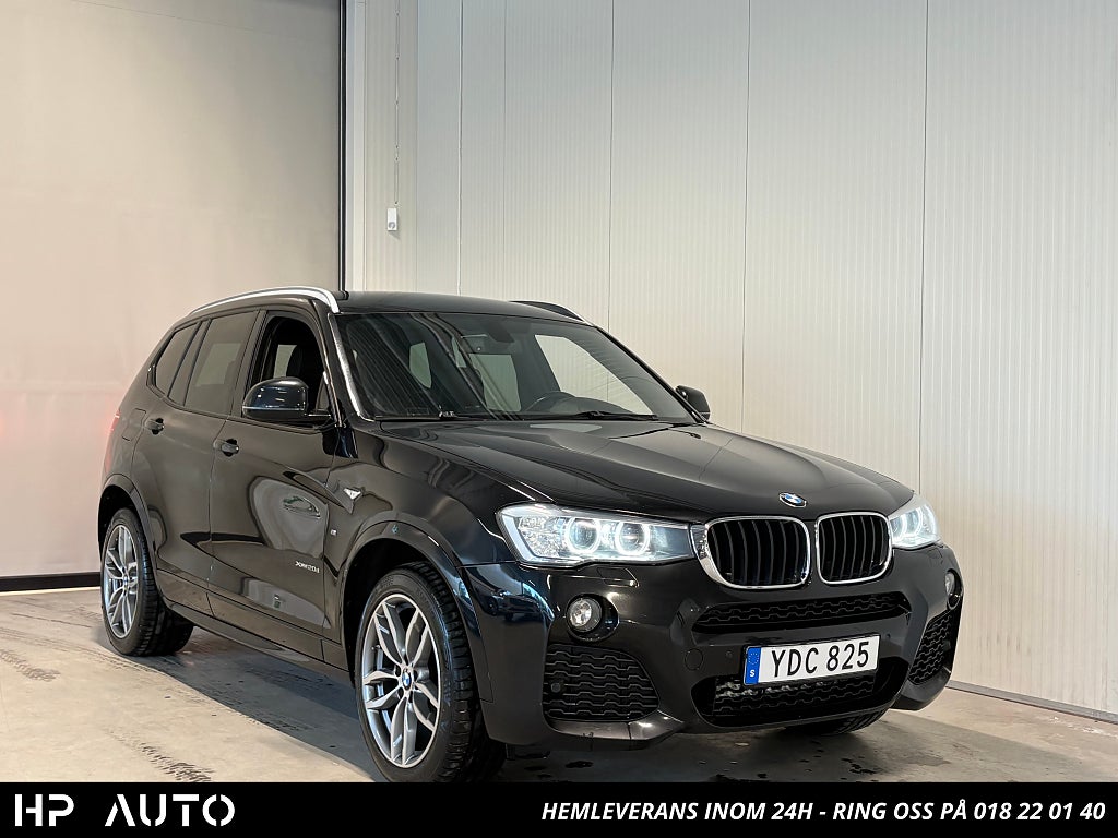 BMW X3 20d xDrive M-Sport 1 ägare Drag B-Kam Elstol Nyserv