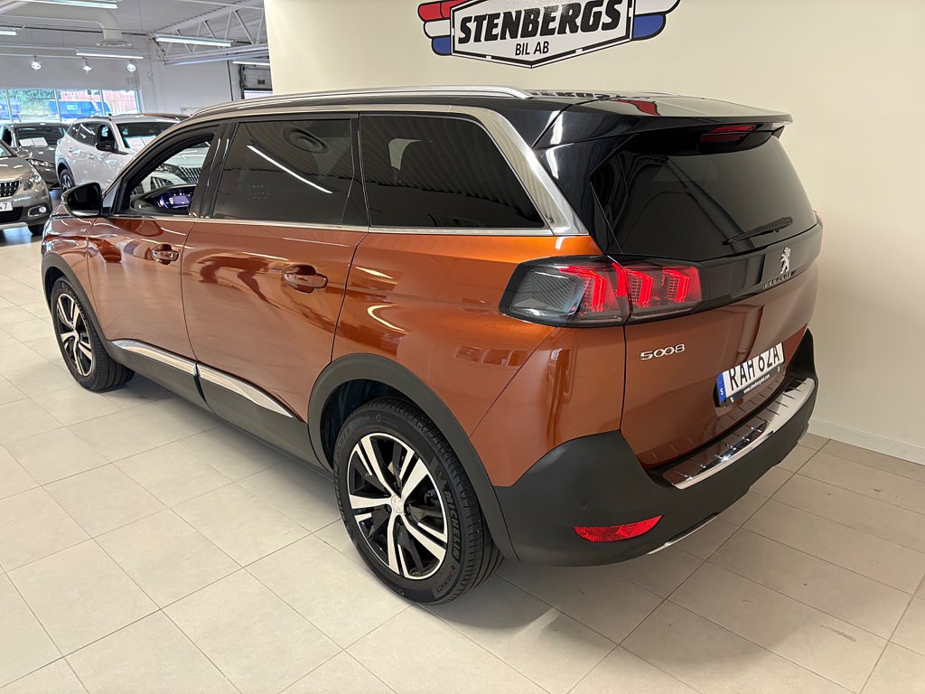Peugeot 5008 1.2 PureTech 130 EAT Euro 6 7 Sits, SoV Hjul thumbnail