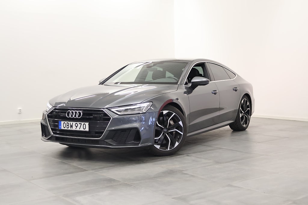 Audi A7 Sportback 55 TFSI Quattro Navi S-Line Drag V-Hjul 340hk