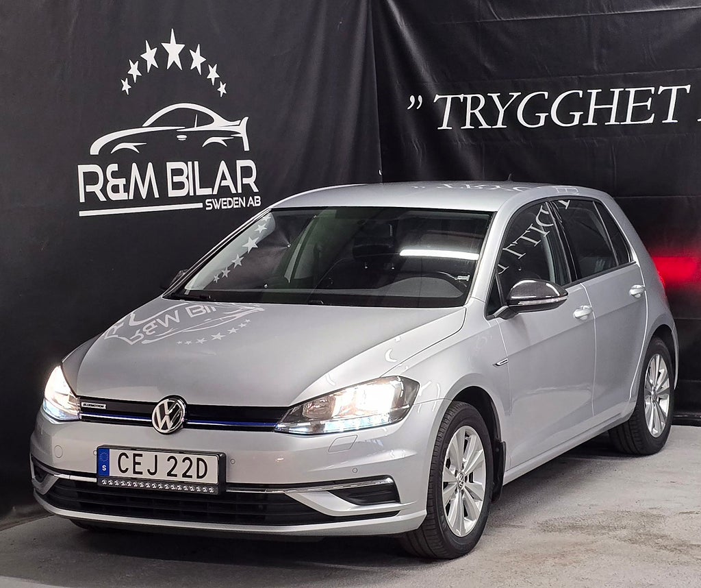 Volkswagen Golf 1-ägare, Kamera, CarPlay, Navi, Adaptiv, Ny Serv/Bes!!!