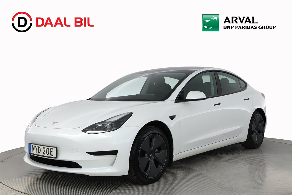 Tesla Model 3 STANDARD RANGE 283HK PRIVAT/FÖRETAGSLEASING