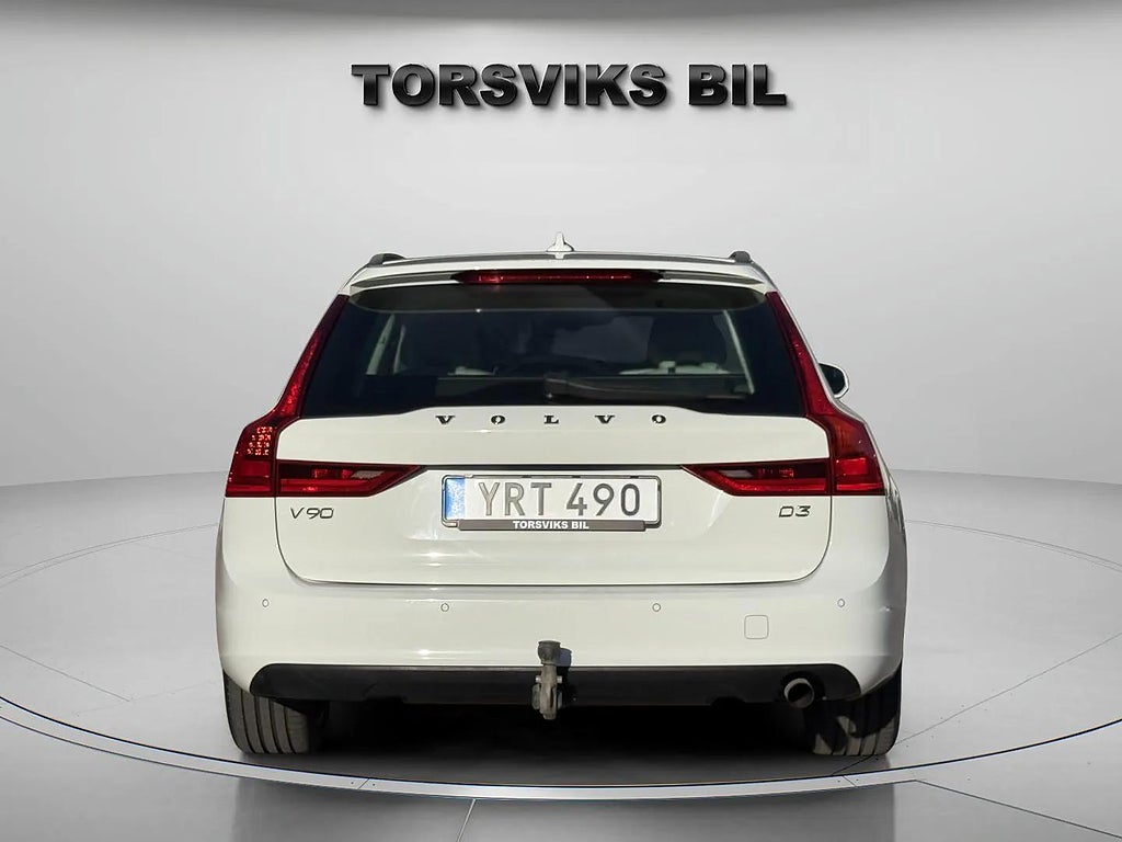 Volvo V90 D3 Kinetic Skinn Gps Drag Ny besiktigad 2 Ägare - miniatyr 5