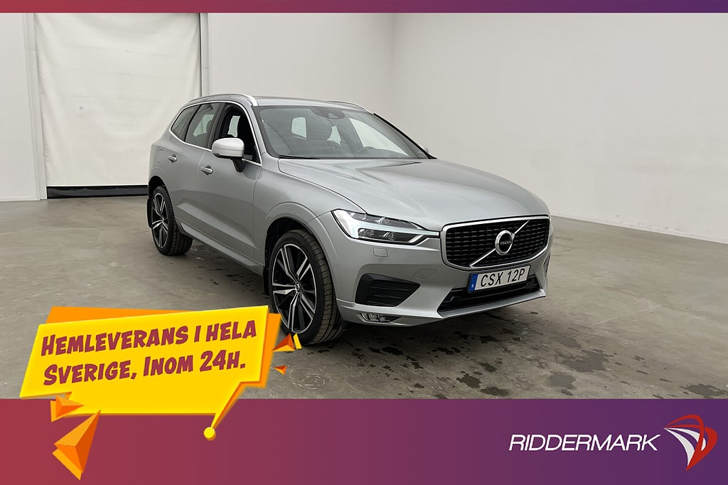 Volvo XC60 D4 AWD R-Design Pano Värm Drag HUD H/K Kamera