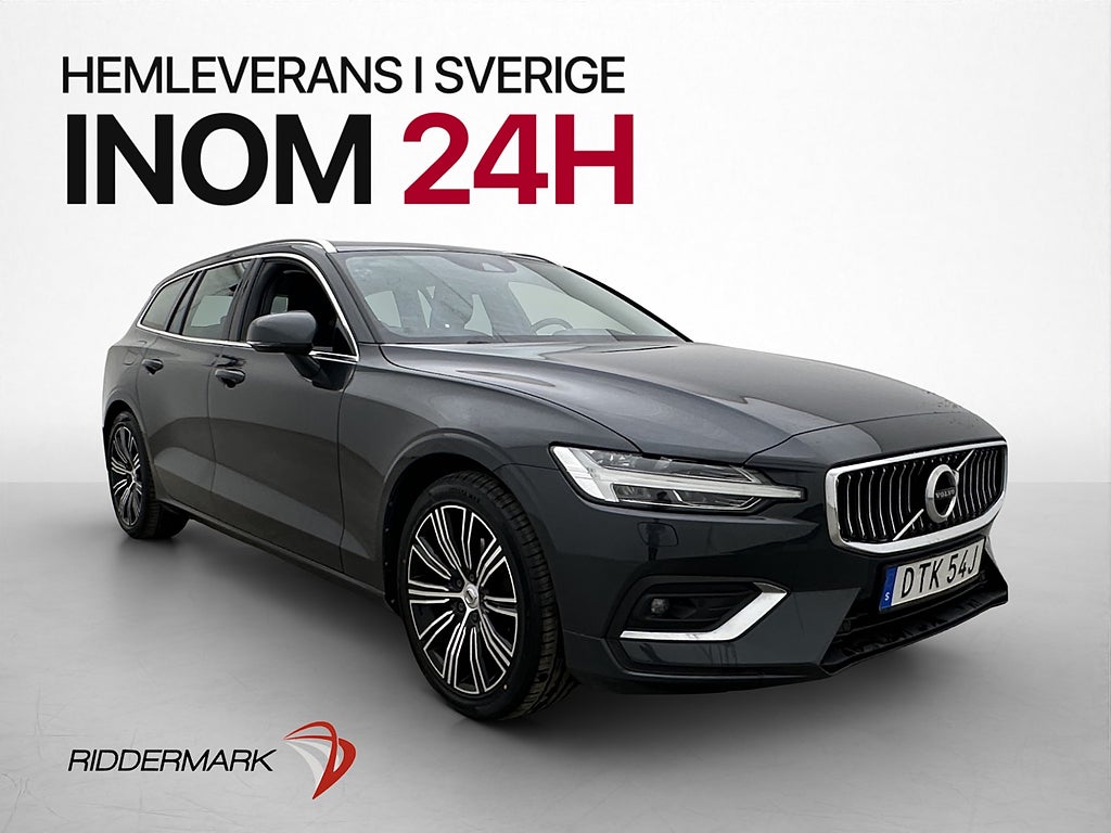 Volvo V60 D3 Inscription VOC Drag Kamera Läder Värmare Navi