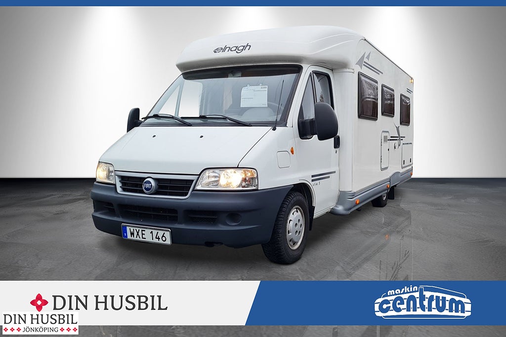 Elnagh Fiat Fransk bädd Nya däck 3400 KG I FINT SKICK