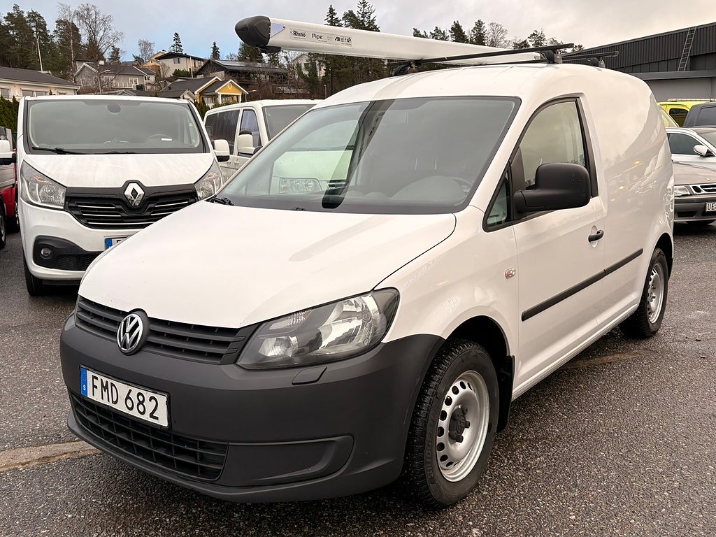 Volkswagen Caddy Skåpbil 1.6 TDI 102hk Aut Inredd. Drag / Värmare